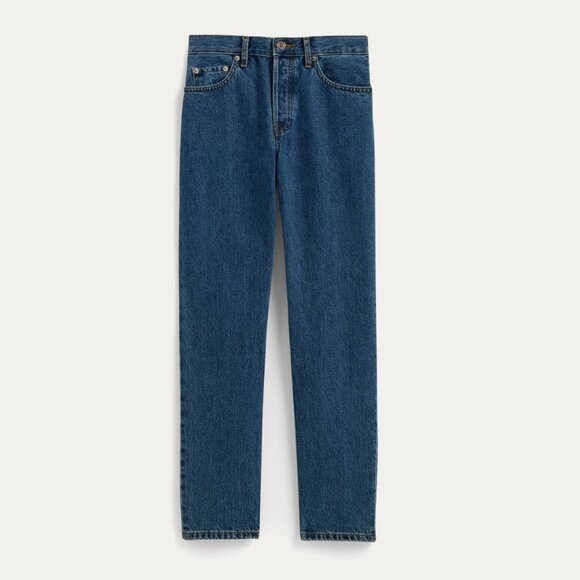 NWT EVERLANE The '90s Cheeky Jean in Atlantic Blue Women's Size 29 Ankle - Picture 2 of 8